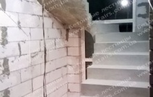 Бровары монолитная лестница на даче