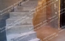 Криволинейная лестница из бетона Комфорт таун