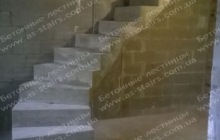 Оригинальная лестница из бетона Комфорт таун