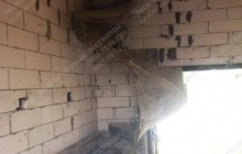 Строительство монолитной винтовой лестницы Украинка