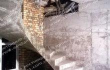 Черкасы криволинейная лестница из бетона