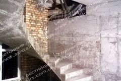 Черкасы криволинейная лестница из бетона