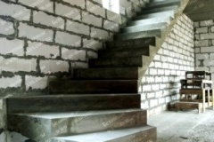 Лестница из бетона для дома