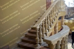 Перила для бетонной лестницы